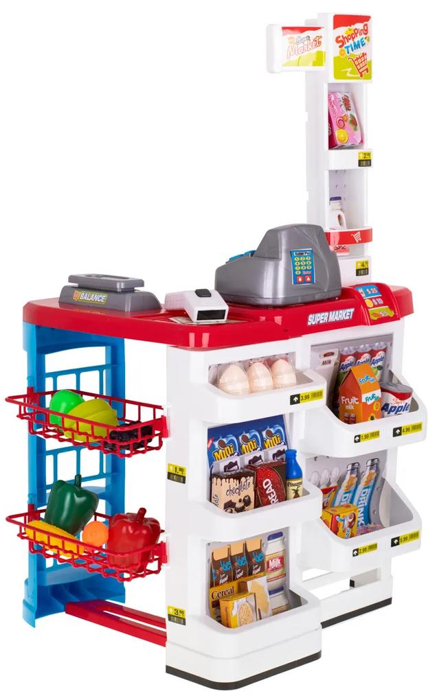 KIK Pokladňa v supermarkete + vozík model 2