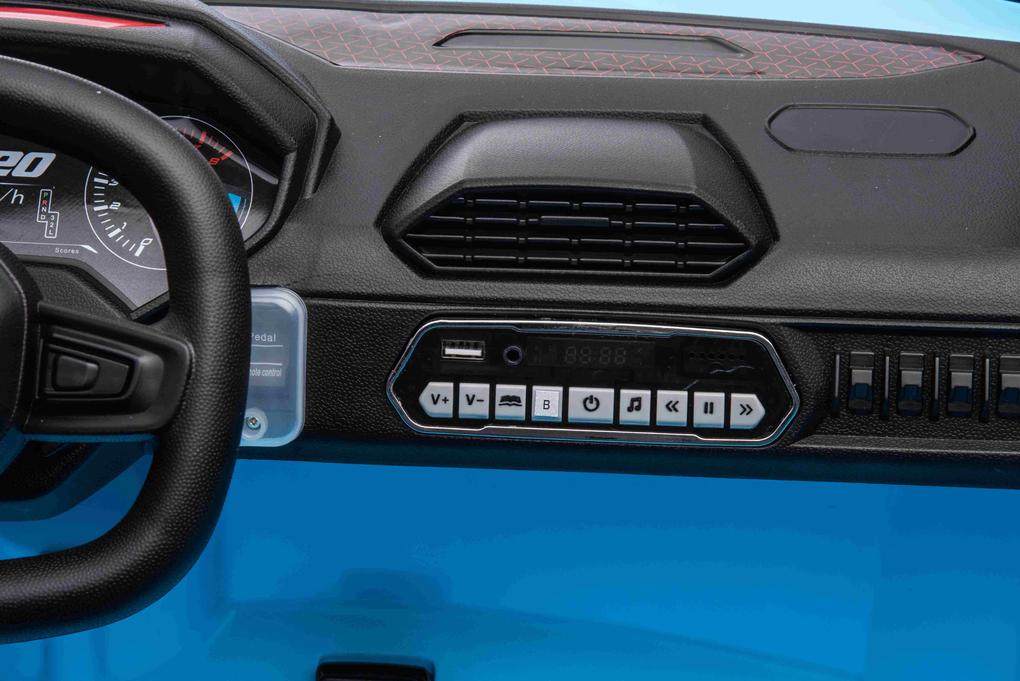 RAMIZ Elektrické autíčko Buggy Racing 5 - modré - 2X200W - 24V/7Ah - 2023