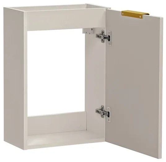 Závesná skrinka Adele Cashmere Vedea so zápustným umývadlom 40 cm kašmírová