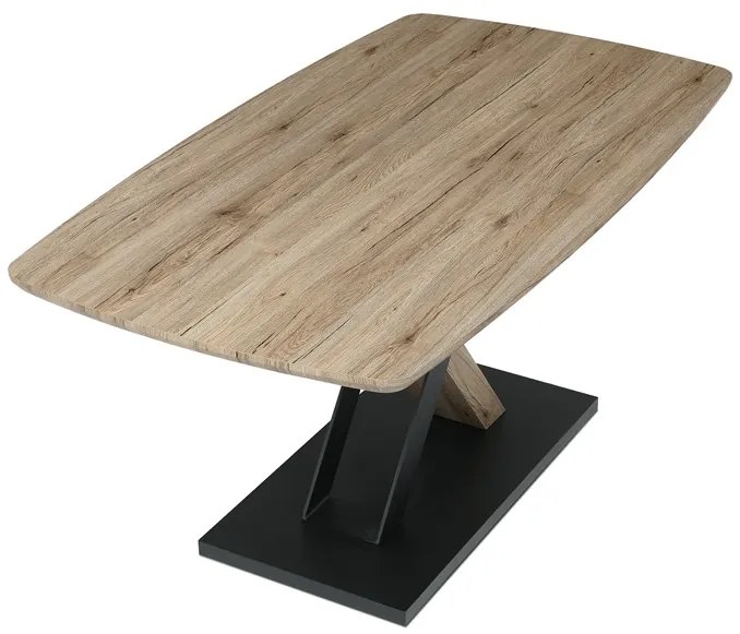 Autronic BONTEC Jedálenský stôl 165x90cm, mdf, dub san remo, HT-W1570 SRE Farba: Prírodné