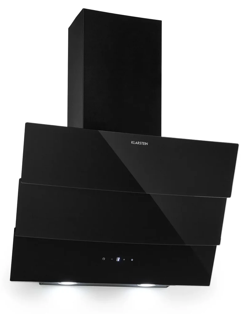 Antonia, digestor, 60 cm, nástenný, 350 m³/h, dotykové ovládanie, B, čierny