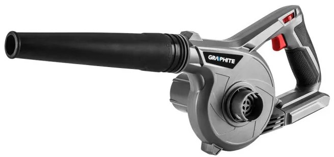 Graphite Akumulátorový fukár a vysávač GRAPHITE 58GE118 Energy+ kompletná sada vrátane batérie a adaptéra