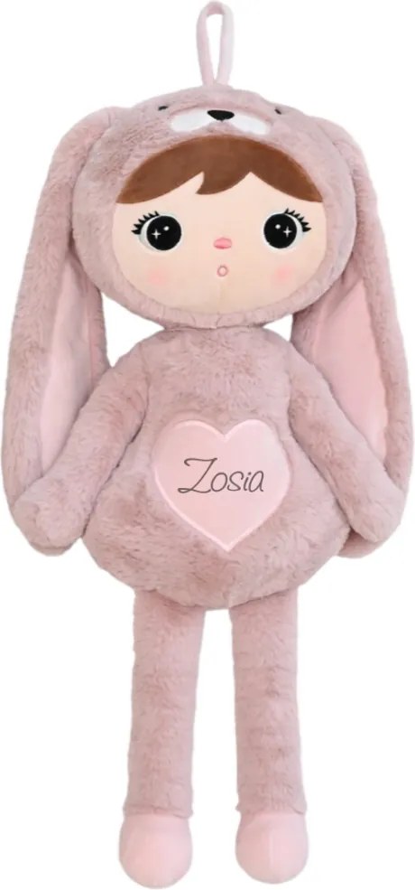 Mojkáčik - Bábika králik ružová XL 70 cm