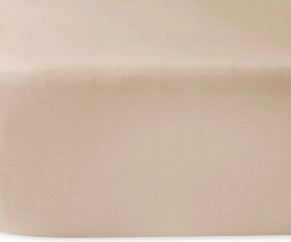 SATÉNOVÉ PRESTIERADLO 160X200 CM SVETLOBÉŽOVÉ