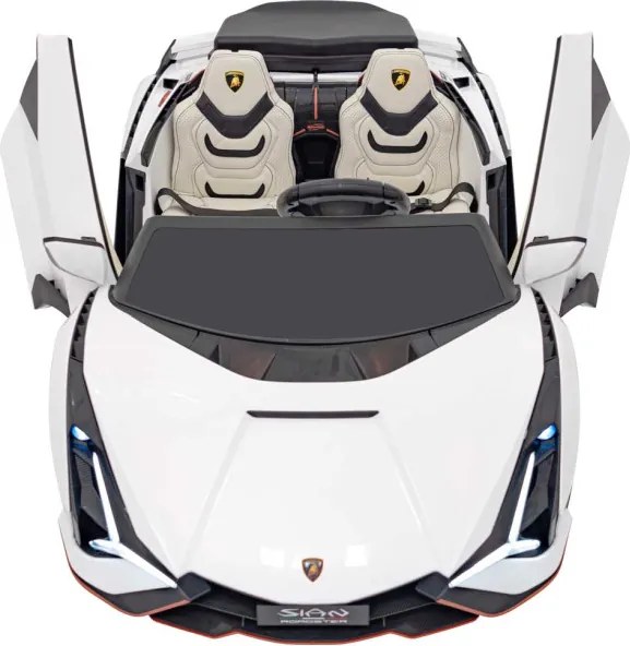 Elektrické autíčko Lamborghini SIAN biele