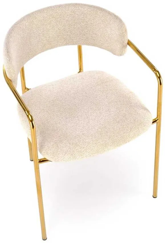 Jedálenská stolička Quinn, krémová