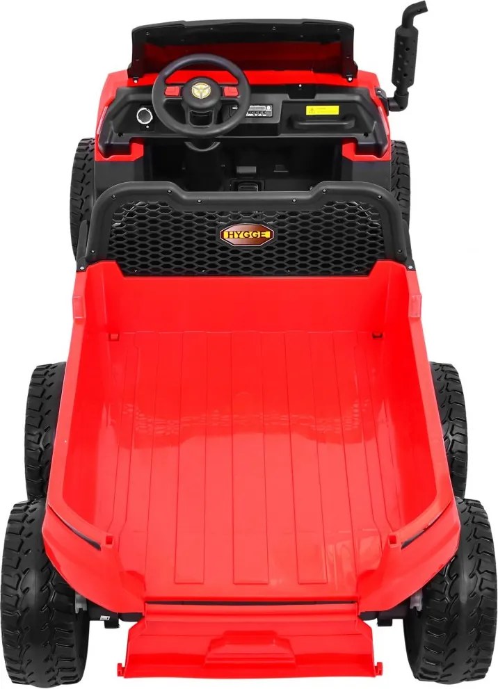 Ramiz Farmársky nákladiak pre 2 deti Červený + 4x4 + Diaľkové ovládanie + Kiper + LED Audio