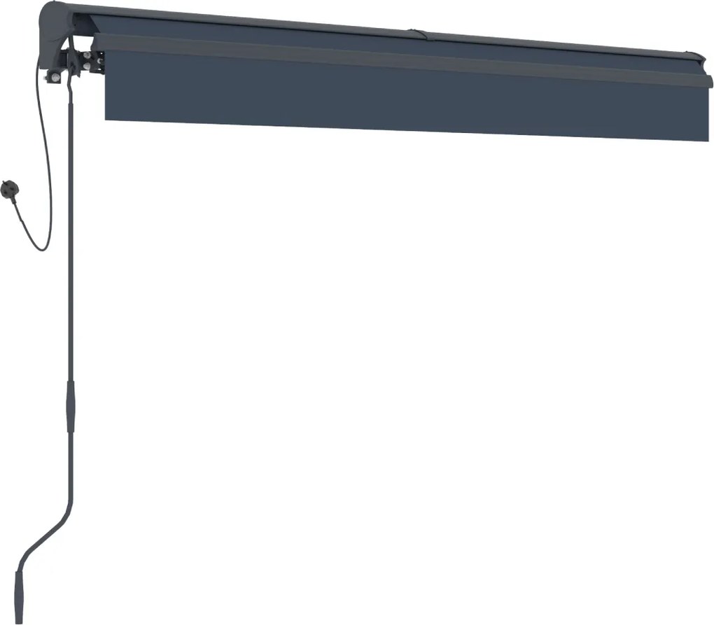 Elektrická markíza BestBerg BBSU-E295CG / 295 × 250 cm / sivá
