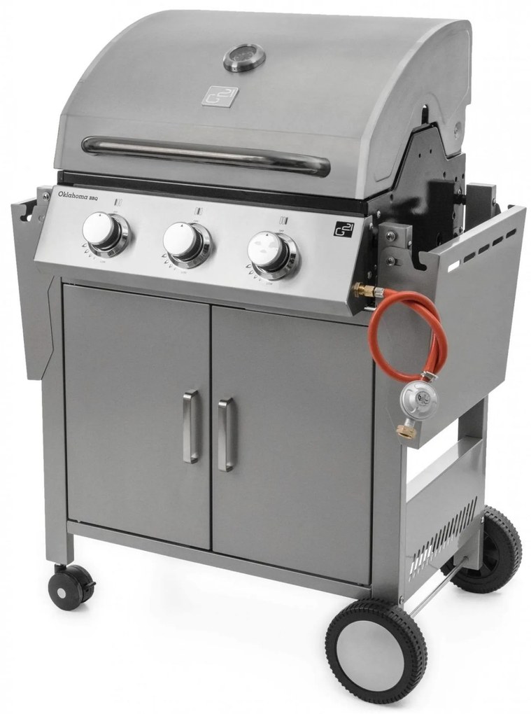 Plynový gril G21 Oklahoma BBQ PremLine 3 horáky - redukčný ventil ZADARMO