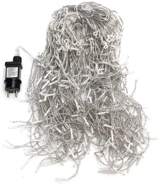 Aigostar - LED vonkajší vianočný reťazec 400xLED/6W/230V/8 funkcií 20x0,4m IP44 teplá biela