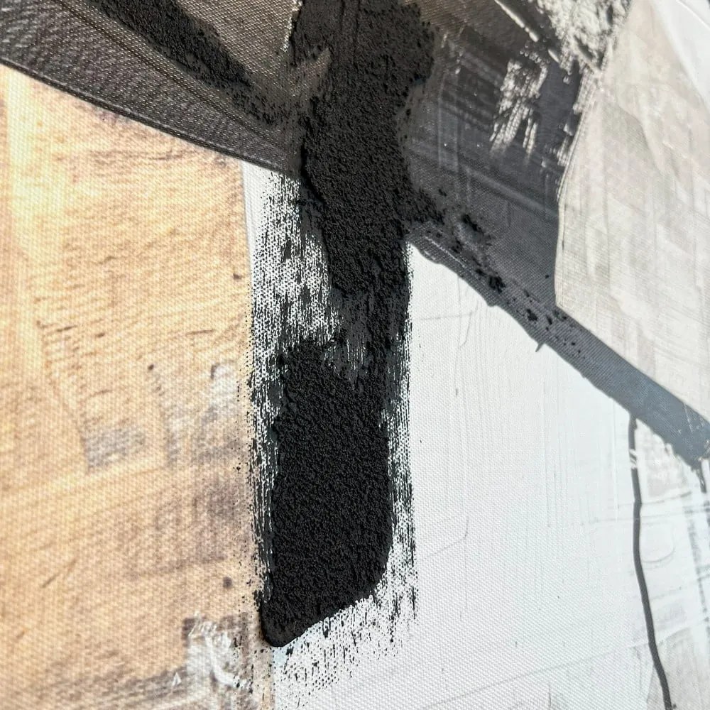 Obraz s ručne maľovanými prvkami 70x100 cm Ash – Styler