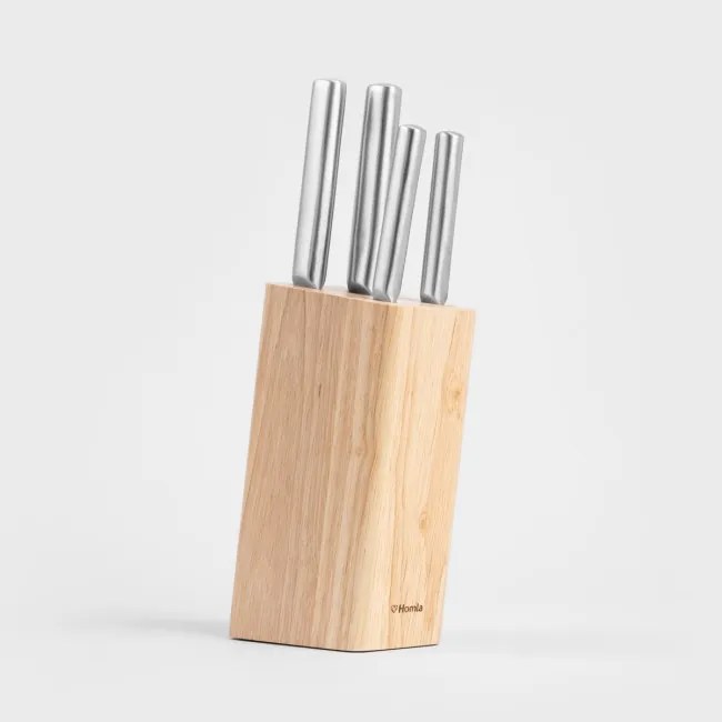 Sada piatich nožov MASTERSET strieborná 744075