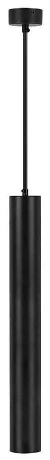 Luster na lanku 1xGU10/35W/230V 50 cm čierna