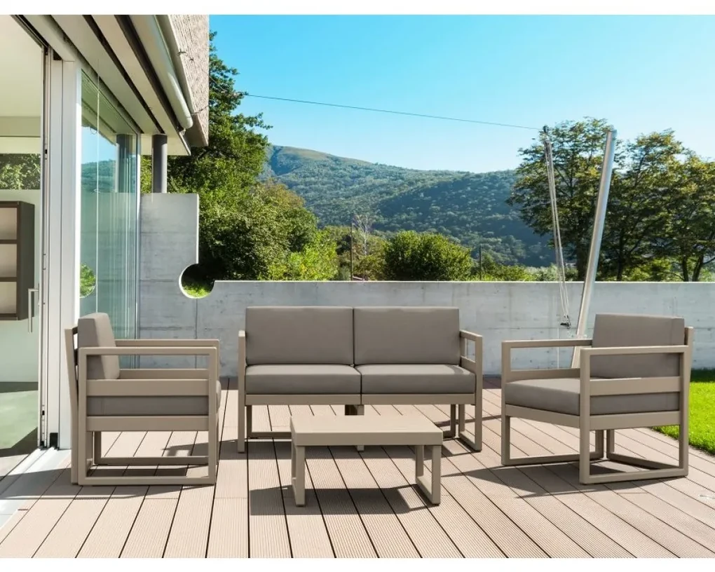 MYKONOS záhradný set taupe