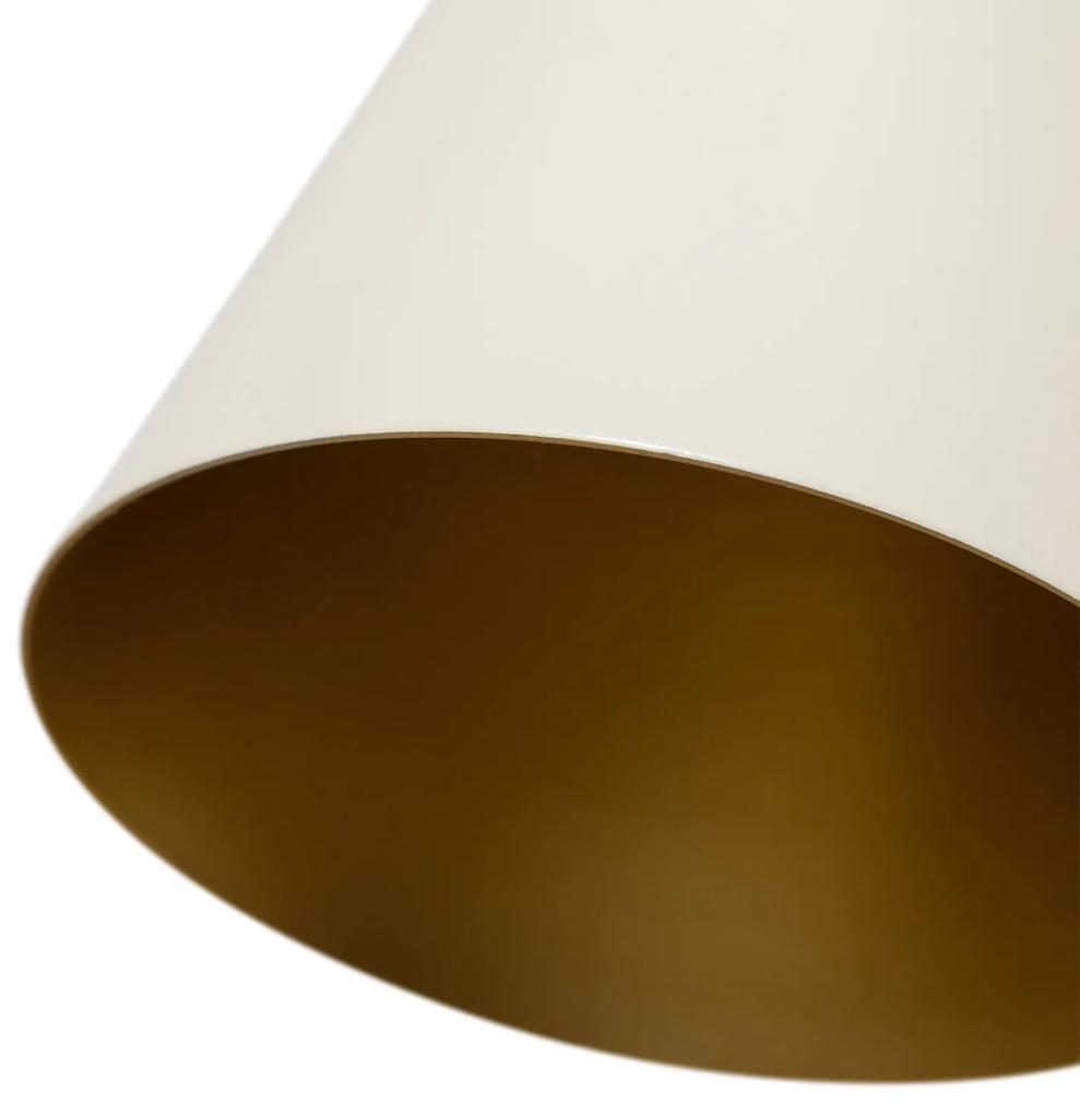 Stropná lampa kiki béžovo-zlaté MUZZA