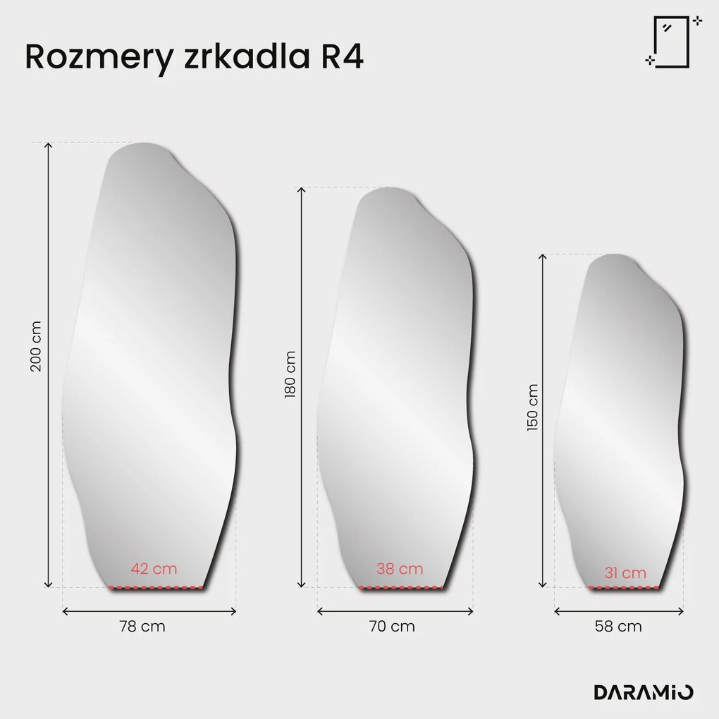Zrkadlo Pure R4