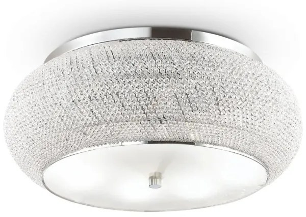 Ideal Lux - Krištáľové stropné svietidlo PASHA 14xE14/40W/230V pr. 65 chróm