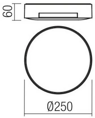 Redo 90006 - LED Vonkajšie stropné svietidlo SKOR LED/16W/230V IP54 hnedá