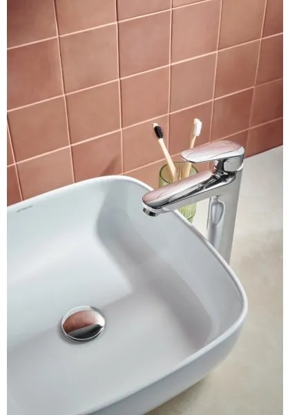 KFA Armatura 5552-712-00- Umývadlová batéria + výpust OTAVA 30,2 cm lesklý chróm