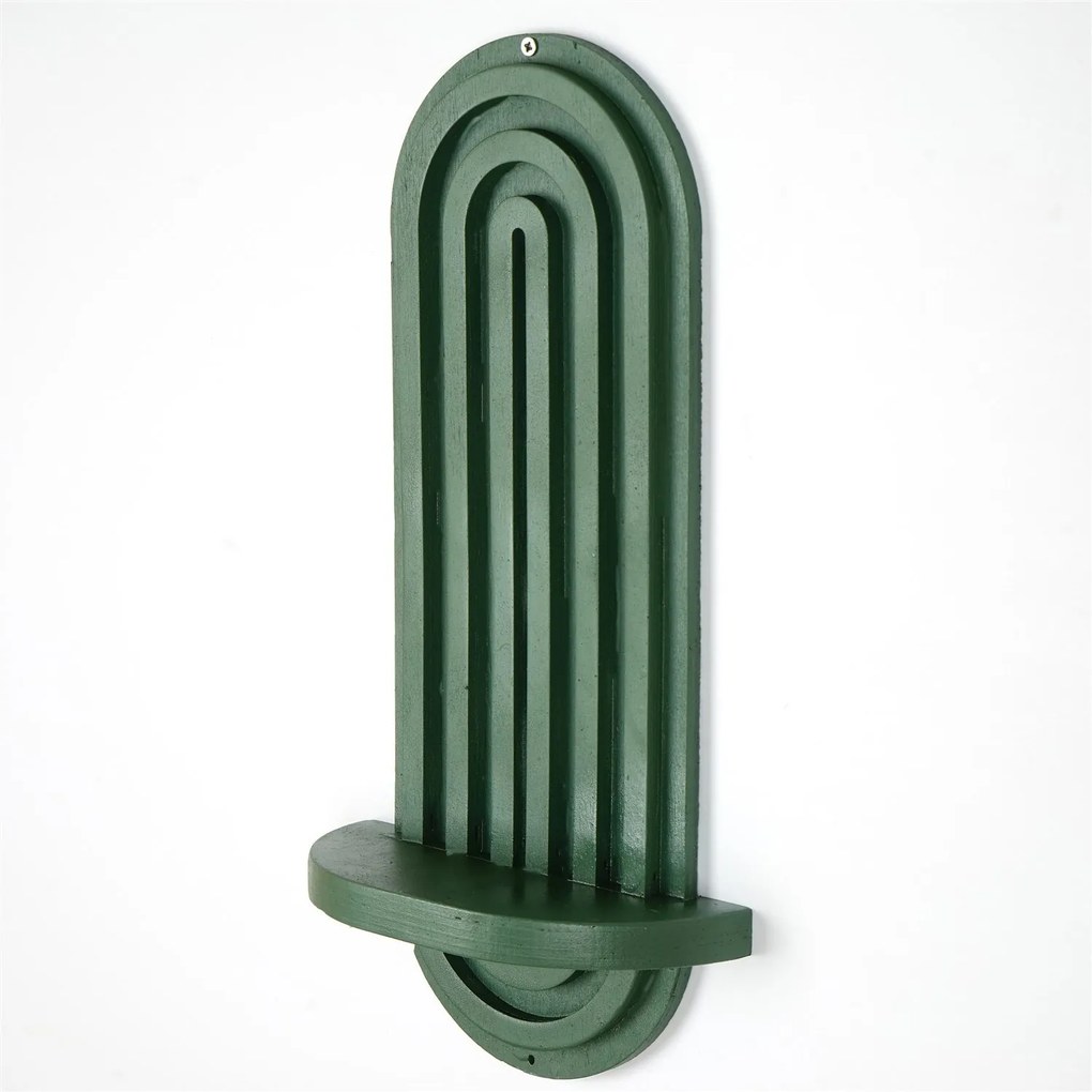 Nástenná polica Raf268 zelená