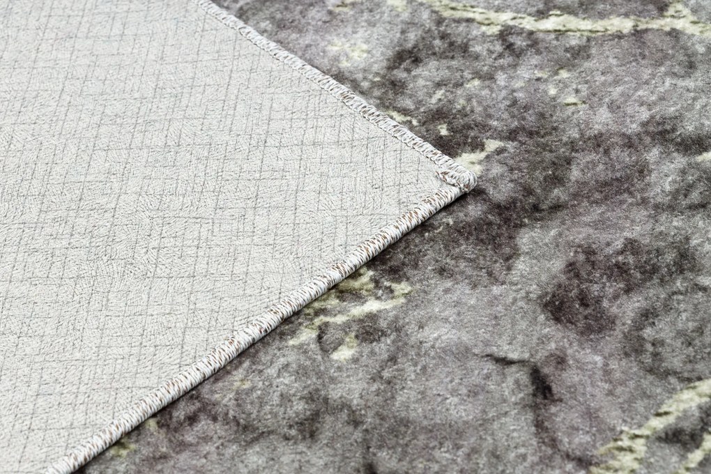 Koberec MIRO 52003.801 Mramor, protišmykový, prateľný, sivý