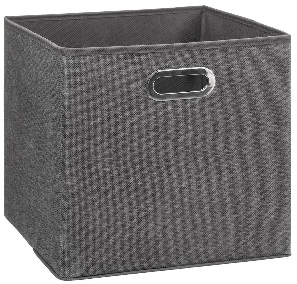 Úložný box Simple, 31x31x31 cm, sivá