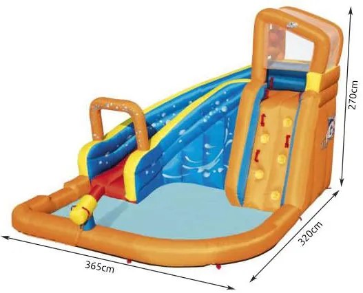 Bestway 53301 Veľký vodný park Turbo splash 365 x 320 cm