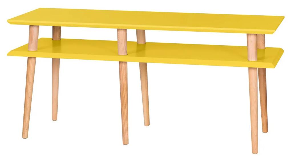 RAGABA Mugo konferenčný stôl úzky, žltá