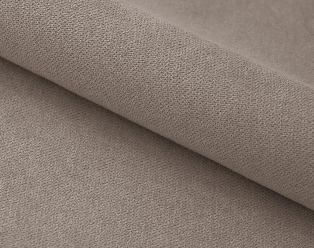 Rohová sedacia súprava Harris, hnedo-béžová taupe látka, pravý roh