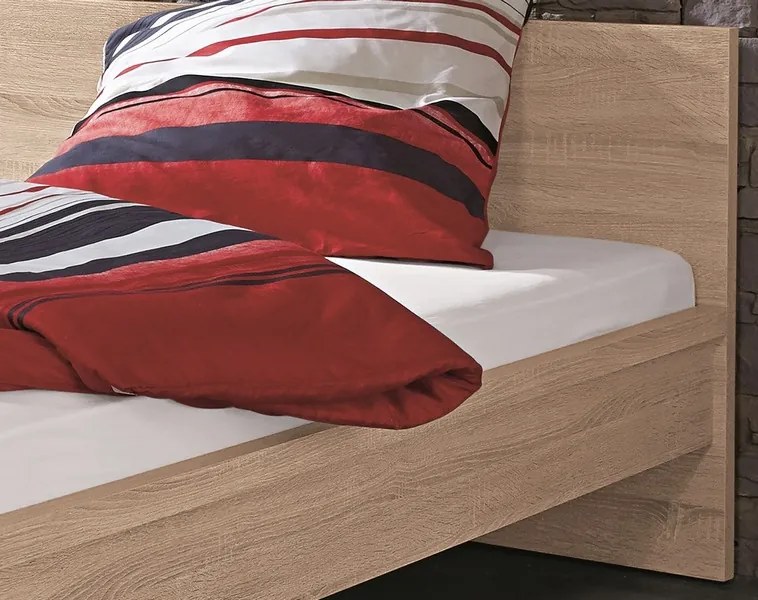 Posteľ Malmö 180x200 cm, dub Sonoma