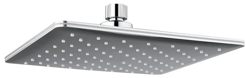 Dažďová hlavica sprchy štvorcová Mito chróm 25 cm