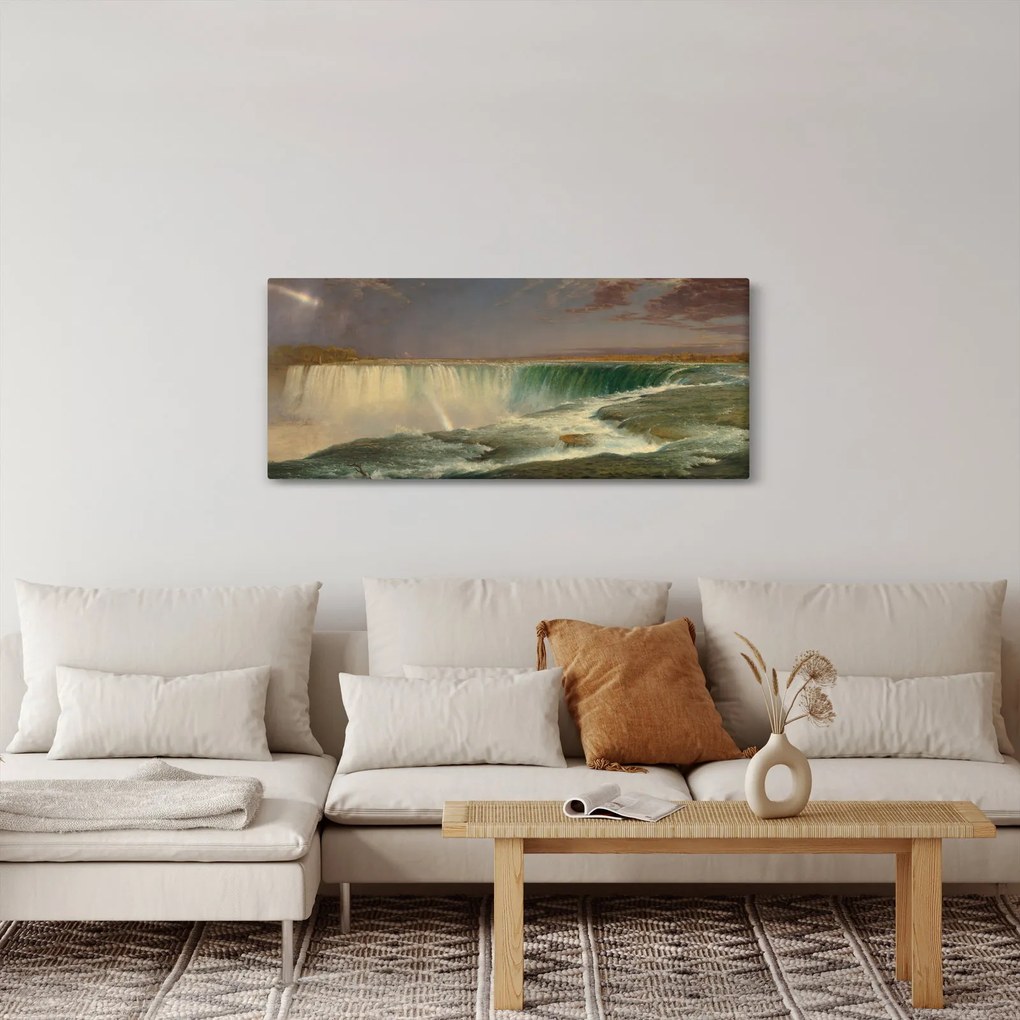 Obraz - Frederic Edwin Church, Niagara, reprodukcia (120x50 cm)