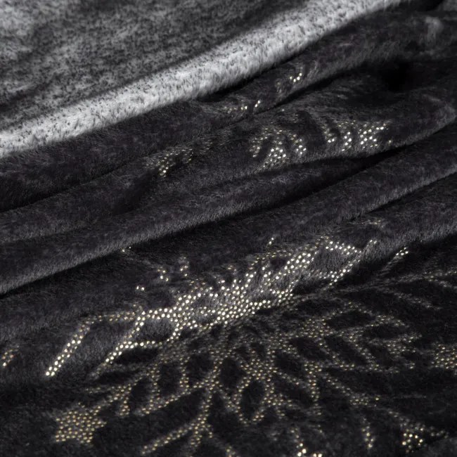 Deka CHRISTMAS 25 čierna / zlatá