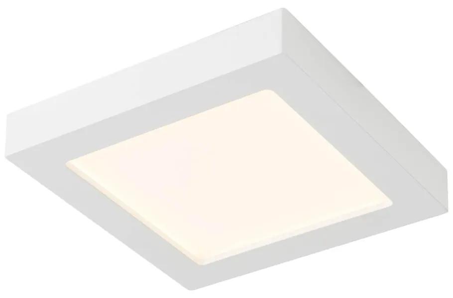 Stropné prisadené LED svietidlo SVENJA, 18W, teplá biela, IP44, 22,7x22,7 cm, hranaté Globo SVENJA 41606-18