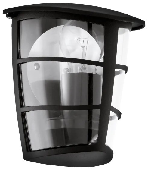 Eglo 93407 - Vonkajšie nástenné svietidlo ALORIA 1xE27/60W/230V IP44