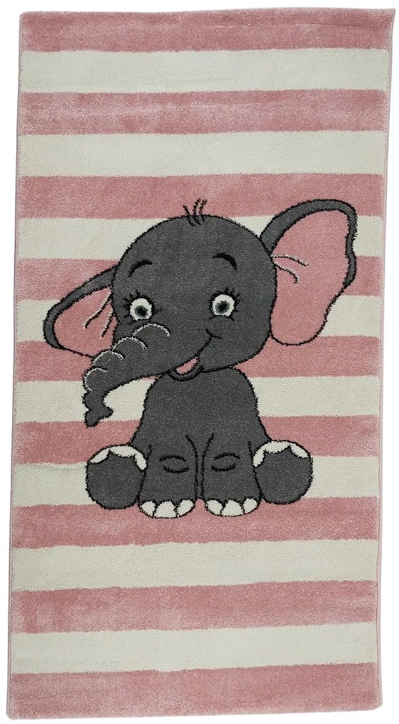 Vopi, Detský koberec Kiddo A1087 pink, 160x230, ružová, detská izba