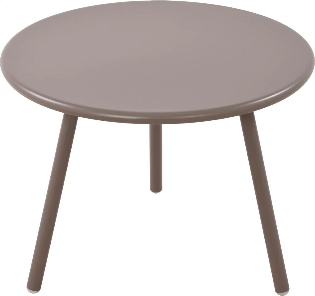 Konferenčný stolík Minot - v45 x Ø60 cm - Taupe