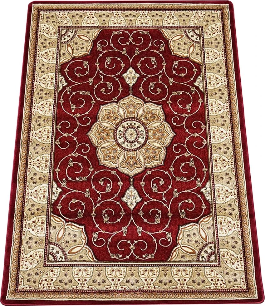 BE Koberec Adora 5792 Red – červený obdĺžnikový Rozmer: 280x370 cm