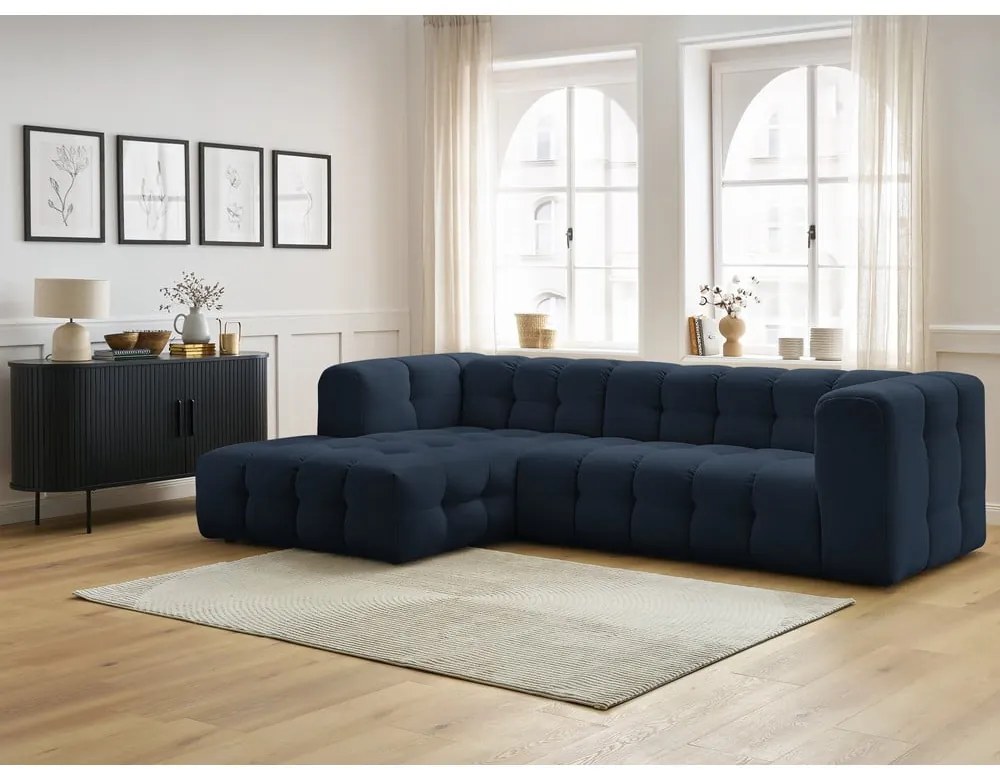 Tmavomodrá rohová pohovka Cloud – Bobochic Paris