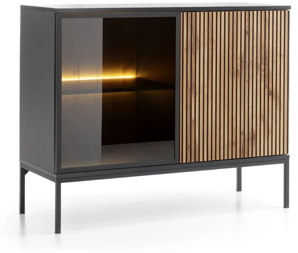 Dvojdverová komoda Sento (K104), dub Wotan