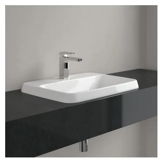 Villeroy & Boch Villeroy Boch Architectura - Zápustné umývadlo, 600x450x170 mm, bez prepadu, alpská biela CeramicPlus 5A6761R1