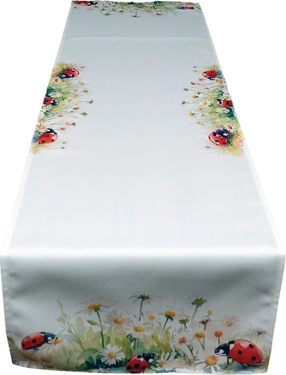 Obrus Lienky na lúke 40 × 140 cm