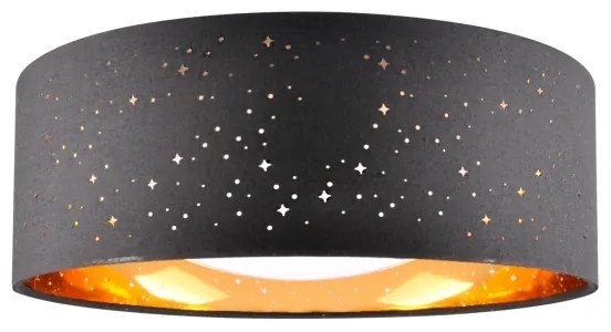 LED Stropné svietidlo TULUZA LED/18W/230V pr. 32 cm čierna