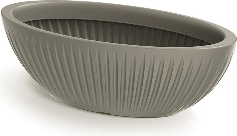 Oválny kvetináč LATIE 58 cm mocca