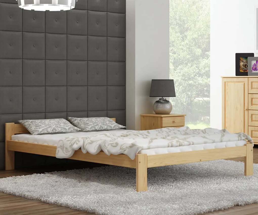 Postel borovice Isao VitBed 120x200cm + Matrace Heka 120x200 | AMI Nábytok