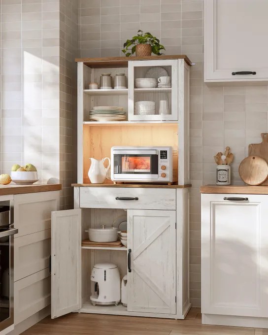Kuchynská skriňa s LED osvetlením BBK363W22