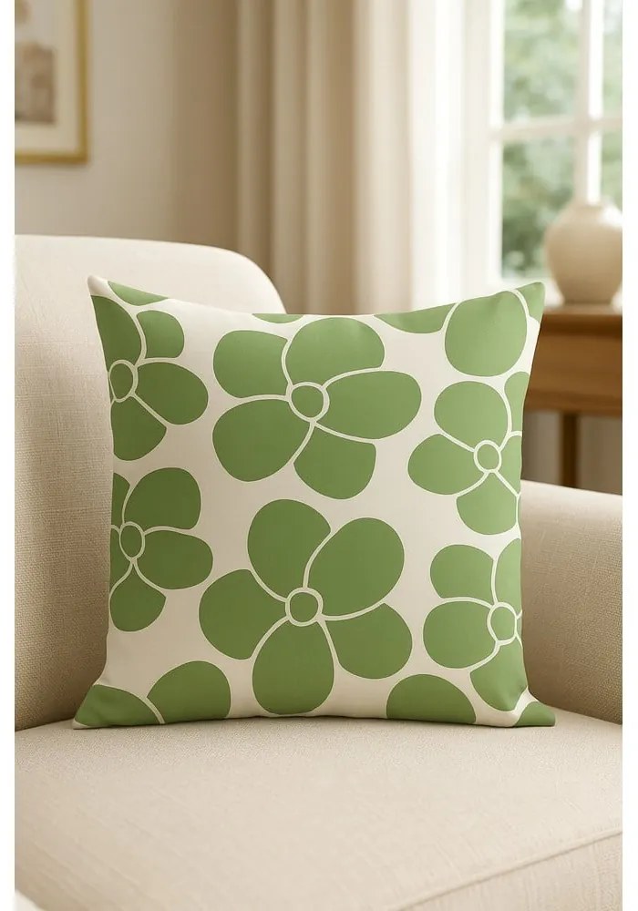 Obliečka na vankúš 43x43 cm Green Meadow – Mila Home