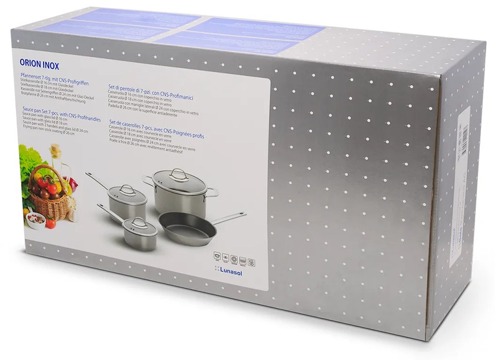 Sada hrncov 7 ks – Orion Inox - 600239