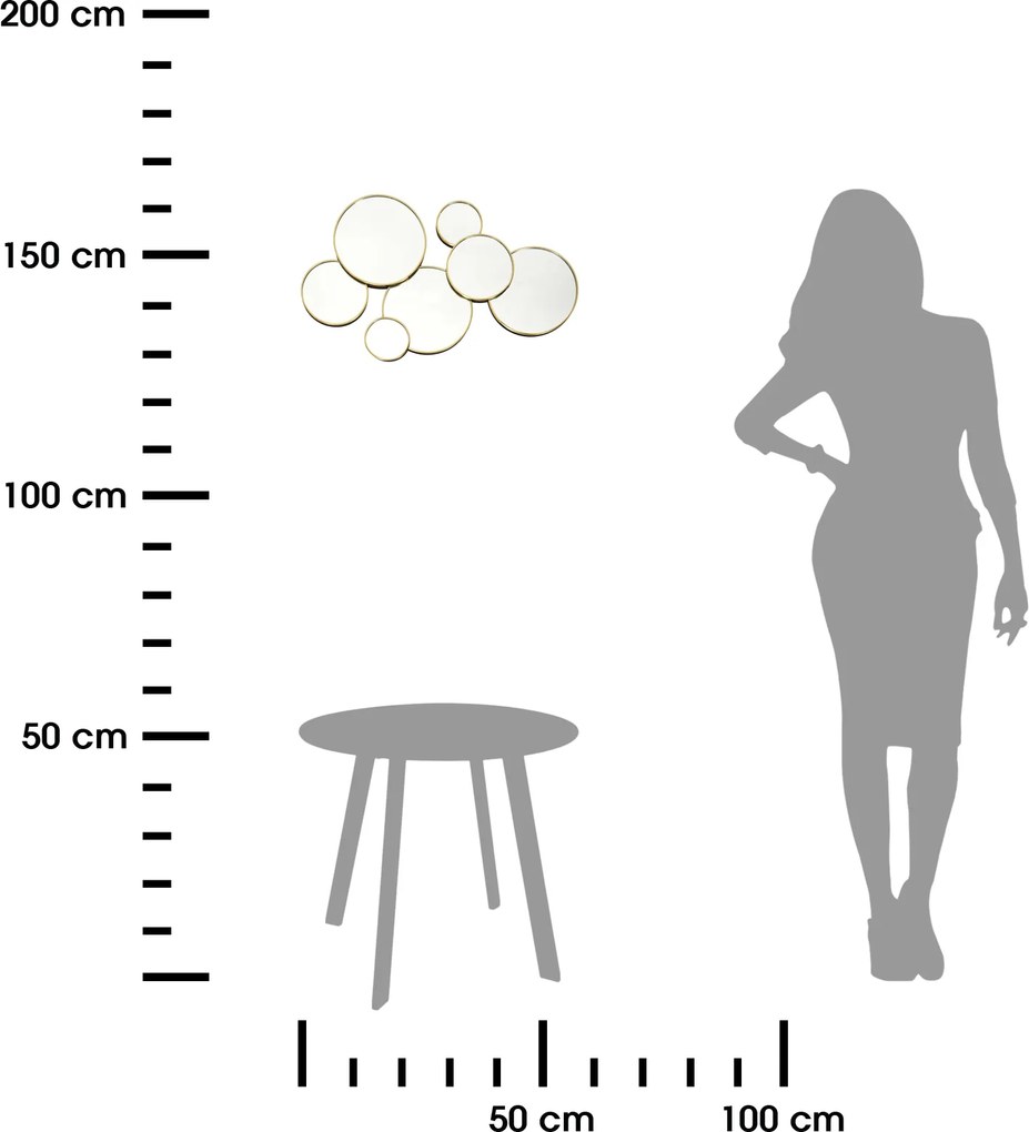 Zrkadlo Aura, zlaté
