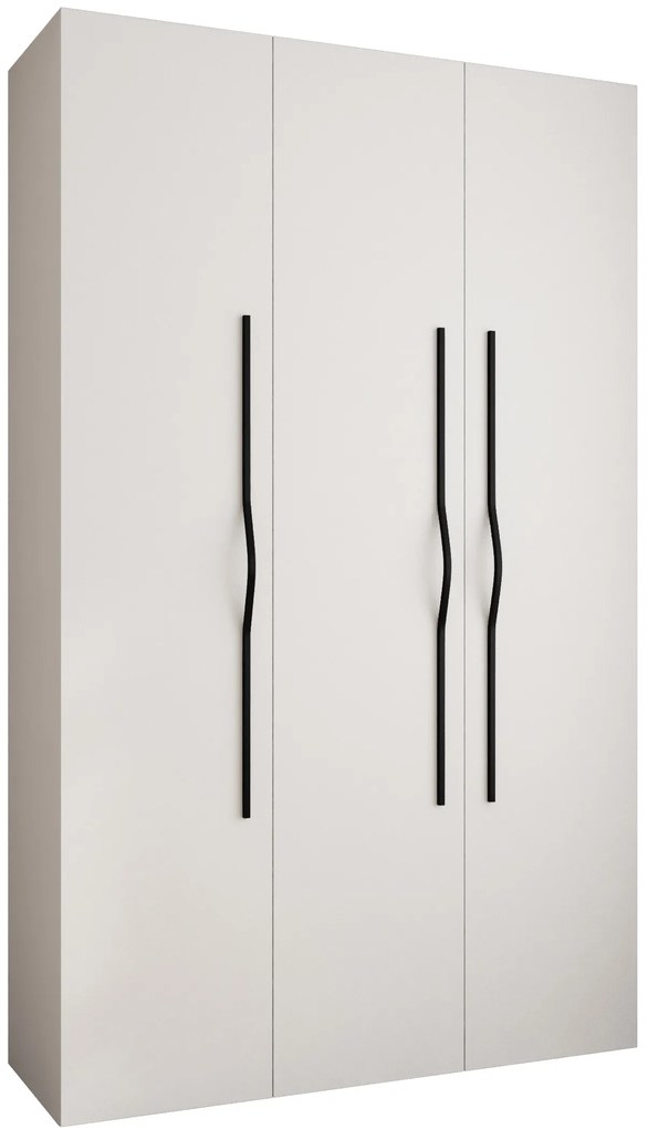 Šatníková skriňa 150 cm Carmela 40-2 (biela + čierna). Akcia -20%. Vlastná spoľahlivá doprava až k Vám domov. 1126565